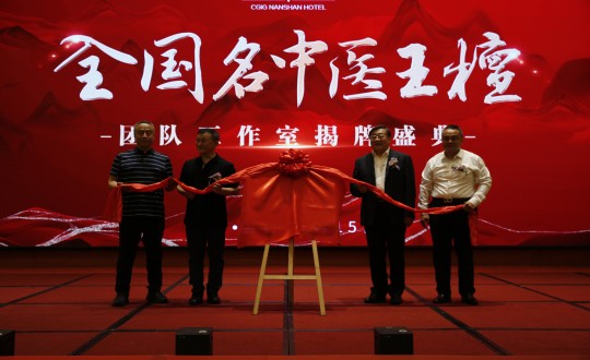 2024年6月15日，王檀中醫(yī)團(tuán)隊(duì)工作室在酒店公司舉辦揭牌儀式_副本.jpg
